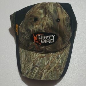 Browning Camouflage and Black Cap with Yellow Logo